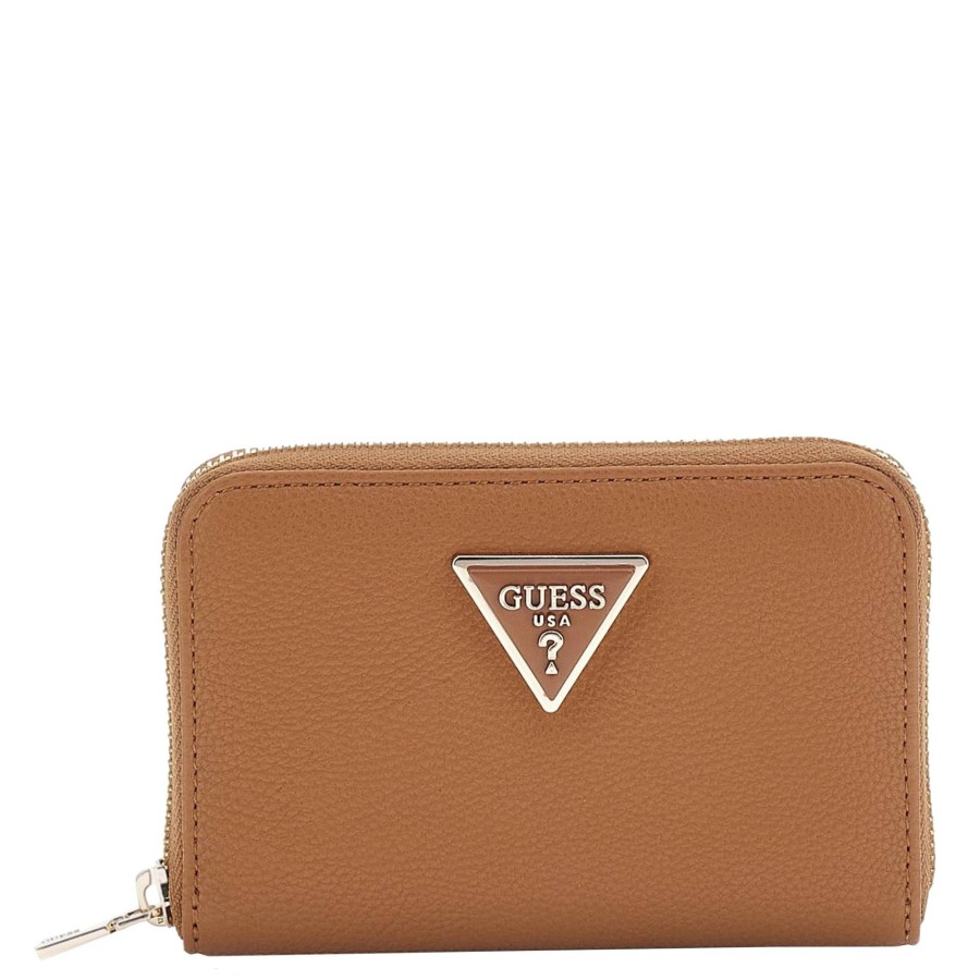 Guess Petit Portefeuille Meridian Logo Triangle | Porte Monnaie Femme