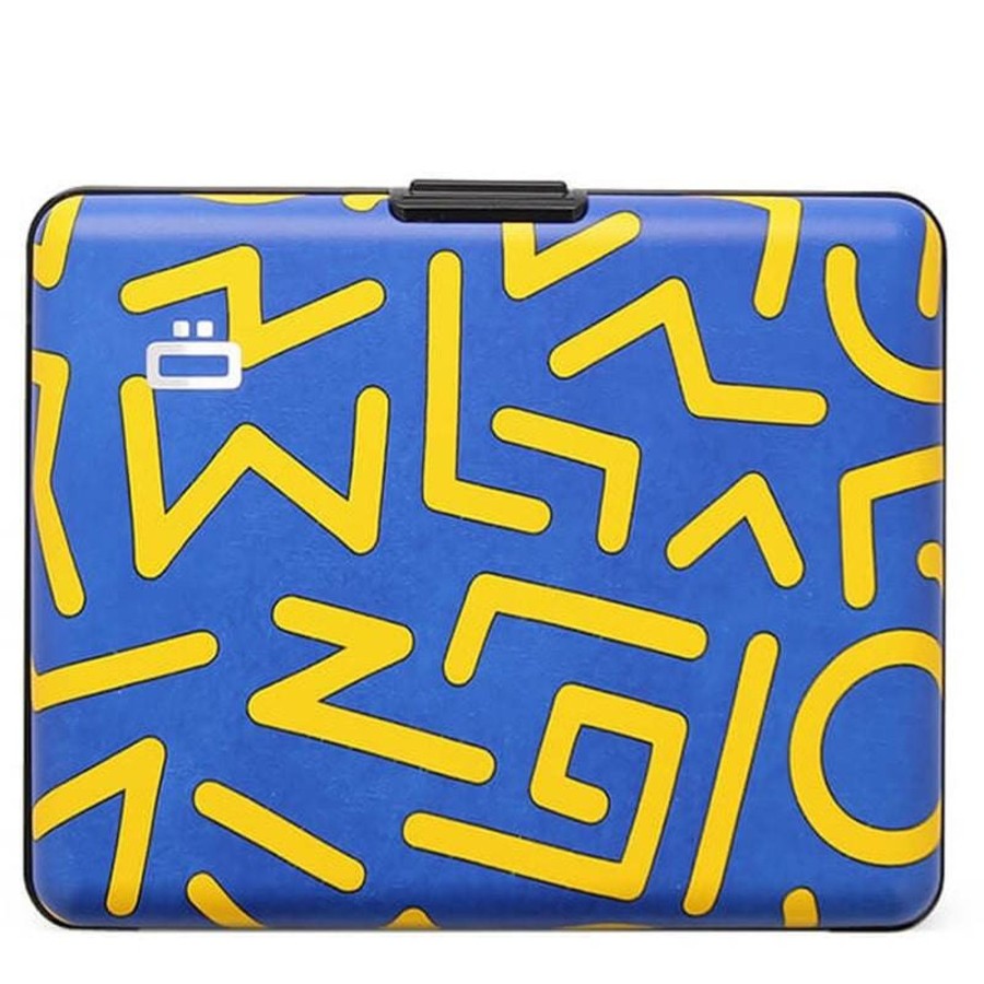 Ogon Grand Porte-Cartes Smart Case Aluminium A Motifs | Porte Cartes Femme