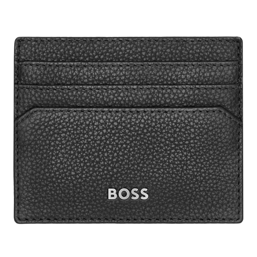 Hugo Boss Porte-Cartes Classic Grained En Cuir Graine | Porte-Cartes Homme