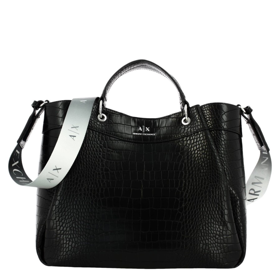 Armani Exchange Sac A Main Wave Croco | Sac A Main