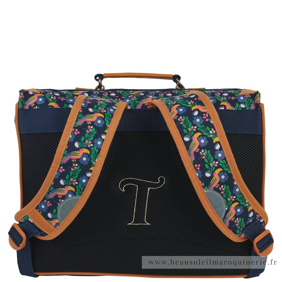 Tann's Cartable 38Cm Gabrielle Motif Oiseaux | Cartable