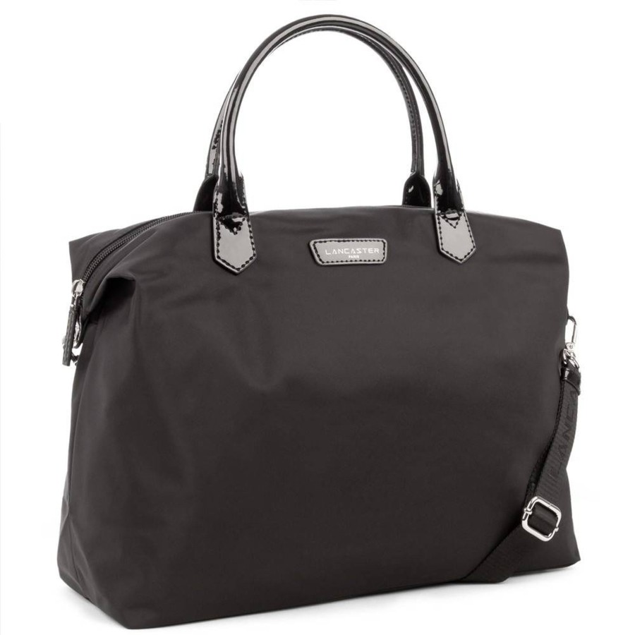 Lancaster Sac A Main Moyen Basic Verni | Sac A Main