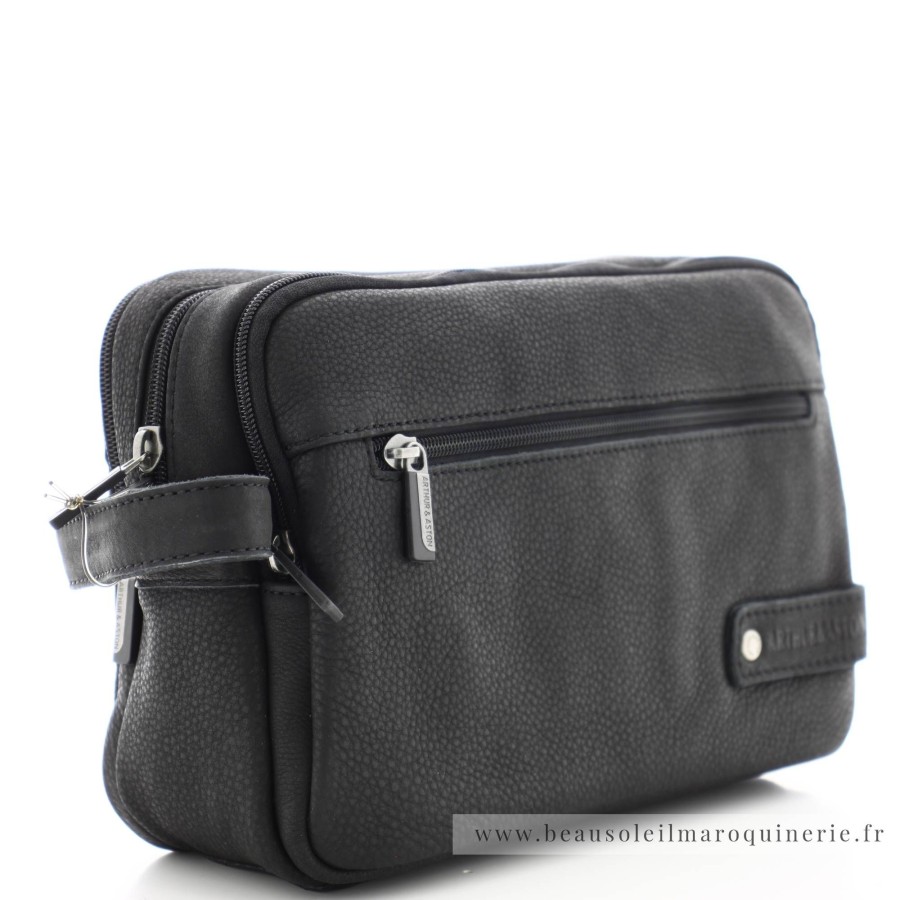 Arthur Aston Trousse De Toilette Cuir Oscar | Trousse De Toilette