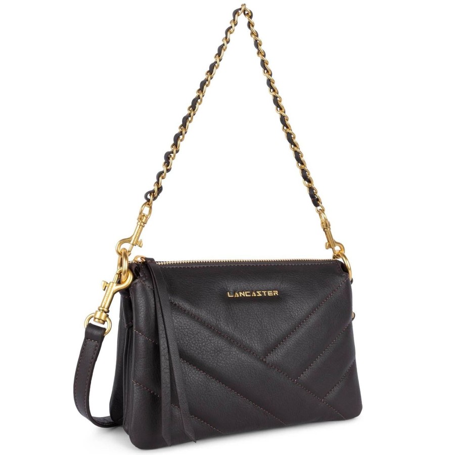 Lancaster Pochette Zippee S Soft Matelasse | Sac A Main