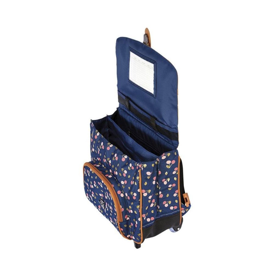 Tann's Cartable A Roulettes 38Cm Alexa Motif Cerises | Cartables A Roulettes