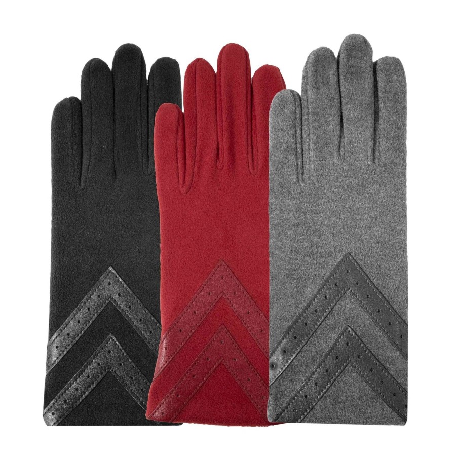 Isotoner Gants Femmes Tactiles Polaire Recyclee | Gants Femme