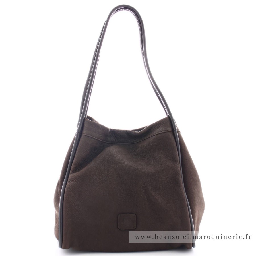 Biba Sac Porte Epaule Corwin Cuir Suede | Sac Porte Epaule