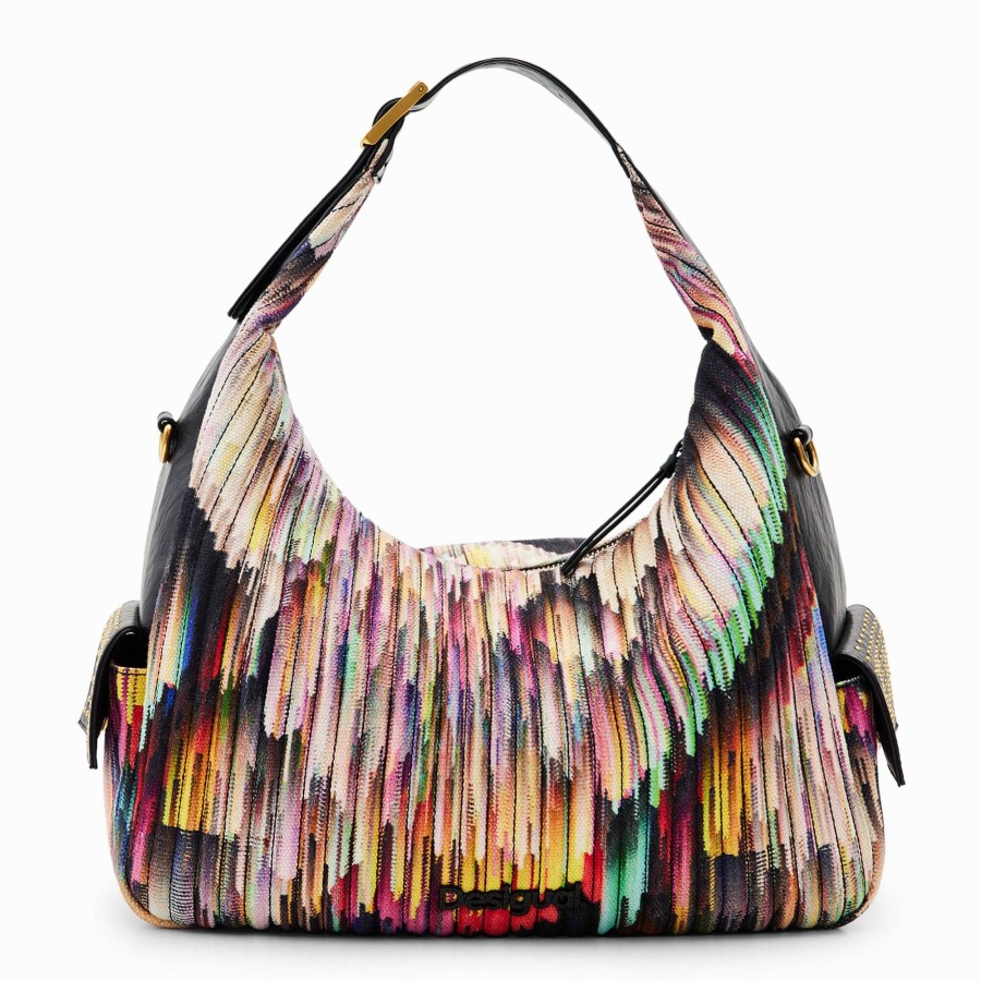 Desigual Grand Sac Epaule Enterada New London | Sac Porte Epaule