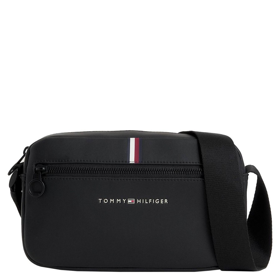 Tommy Hilfiger Sac Reporter Essential Effet Pique | Sac Bandouliere