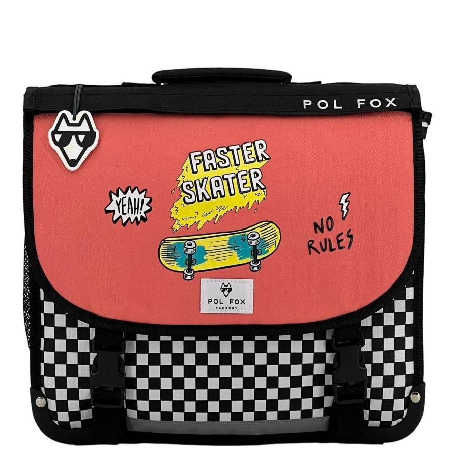 Pol Fox Cartable 35Cm Skate 2 Rabat Reversible | Cartable