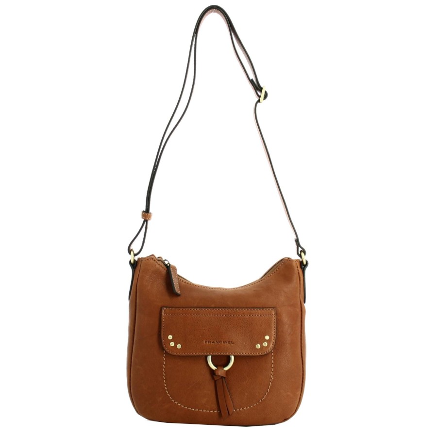 Francinel Sac Bandouliere Enola Zippe A Clous | Sac Bandouliere