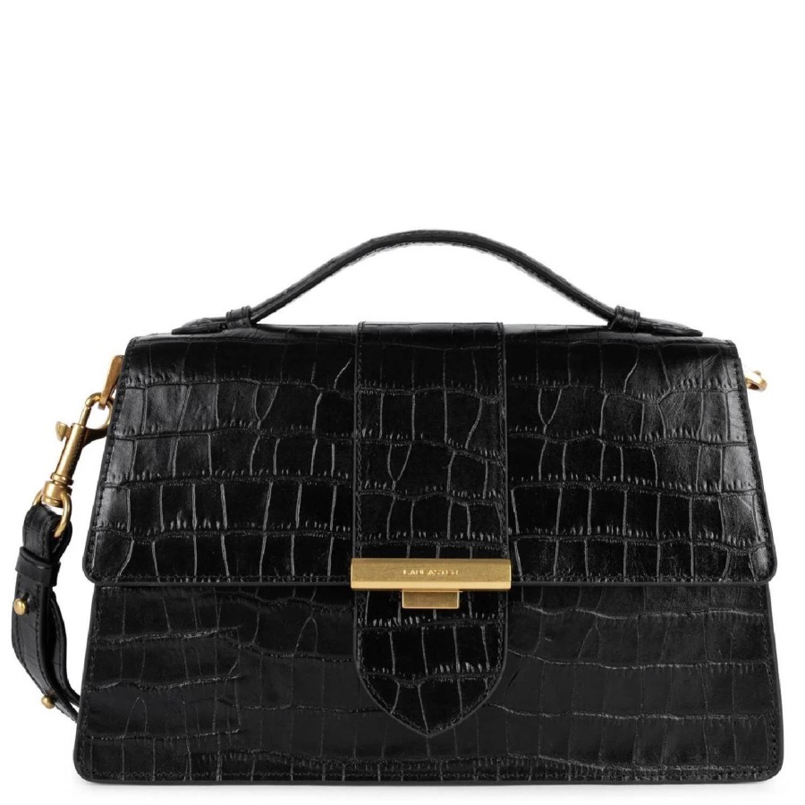 Lancaster Grand Sac A Main Rabat Exotic Ily Croco | Sac A Main