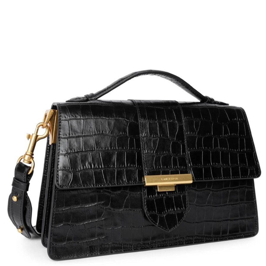 Lancaster Grand Sac A Main Rabat Exotic Ily Croco | Sac A Main