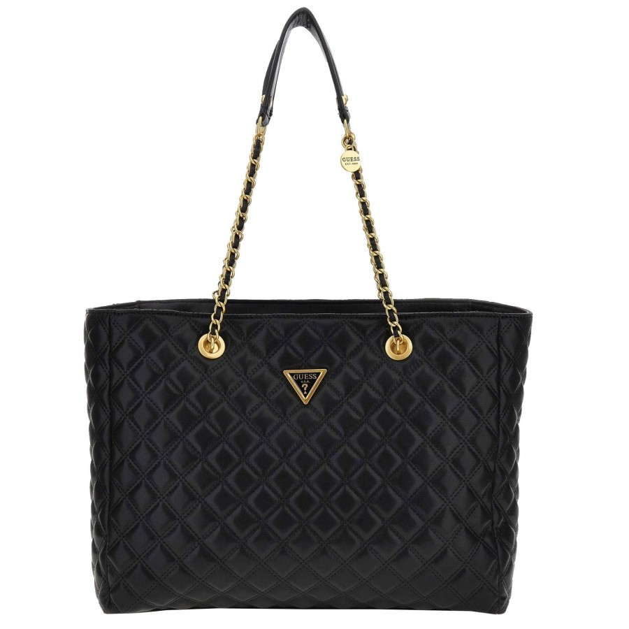 Guess Sac Cabas Giully Capitonne Anses Chaines | Sac Cabas