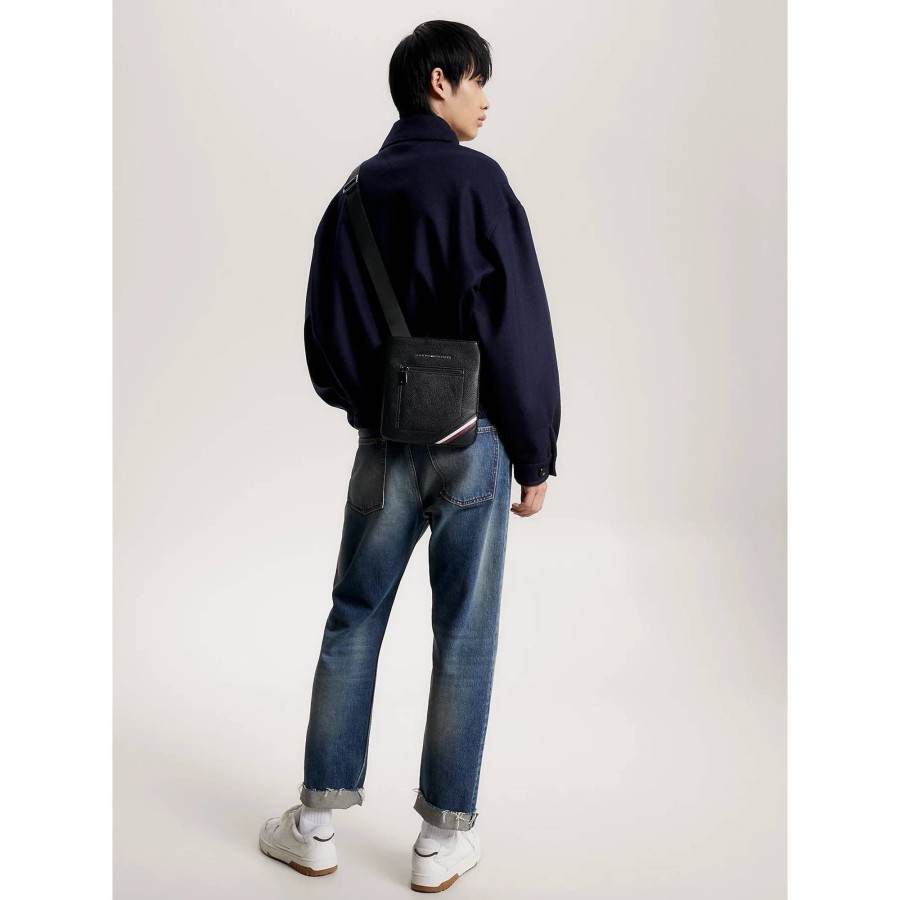 Tommy Hilfiger Petit Sac Bandouliere Central A Logo | Sacoche Homme