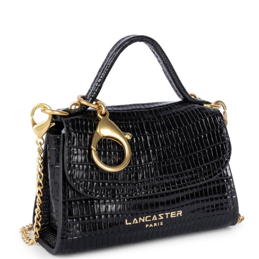 Lancaster Mini Porte-Monnaie Exotic Lezard & Croco | Porte Monnaie Femme