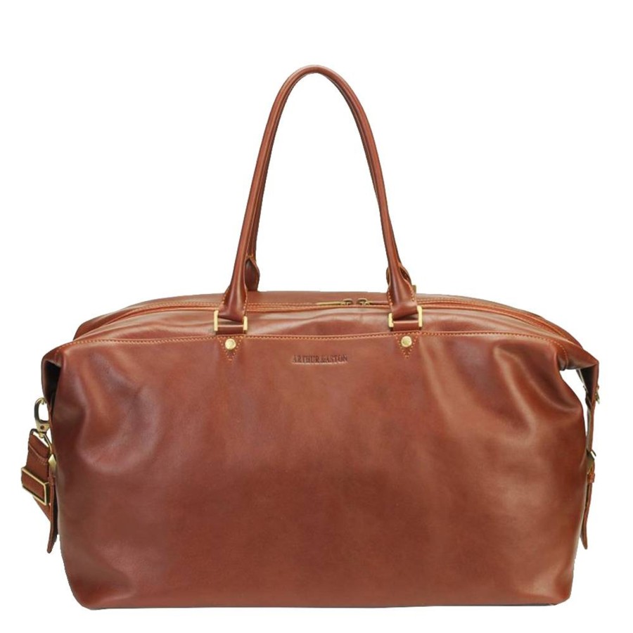 Arthur Aston Sac De Voyage Adam Cuir Tannage Vegetal | Sac De Voyage Sans Roulettes