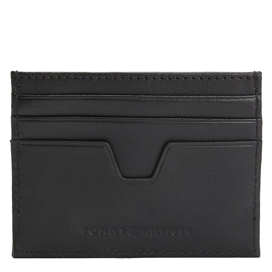 Tommy Hilfiger Porte-Cartes Central Cuir Motif En Relief | Porte-Cartes Homme