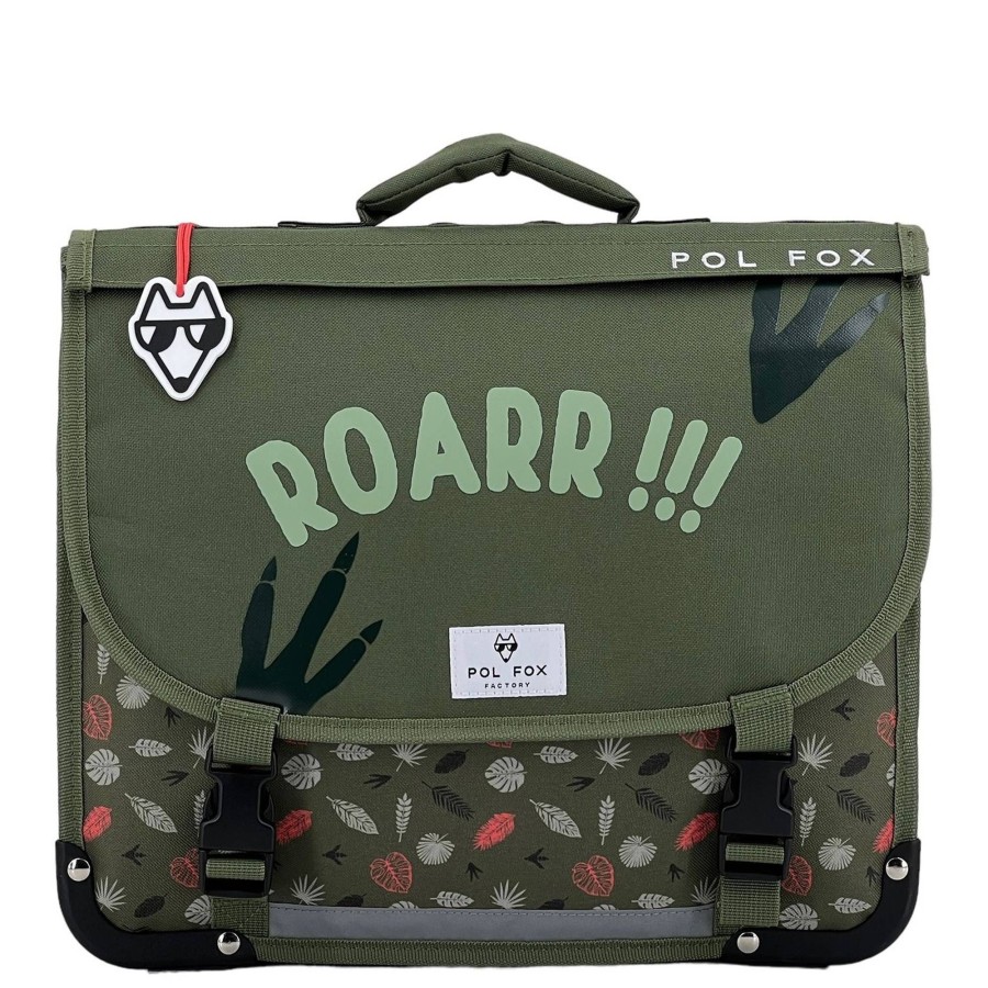 Pol Fox Cartable 35Cm Dino Rabat Reversible | Cartable