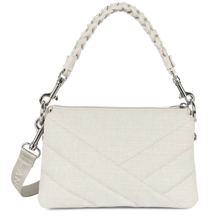 Lancaster Pochette Zippe S Canvas Matelasse | Sac A Main