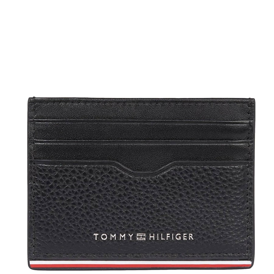 Tommy Hilfiger Porte-Cartes Corporate En Cuir Texture | Porte-Cartes Homme