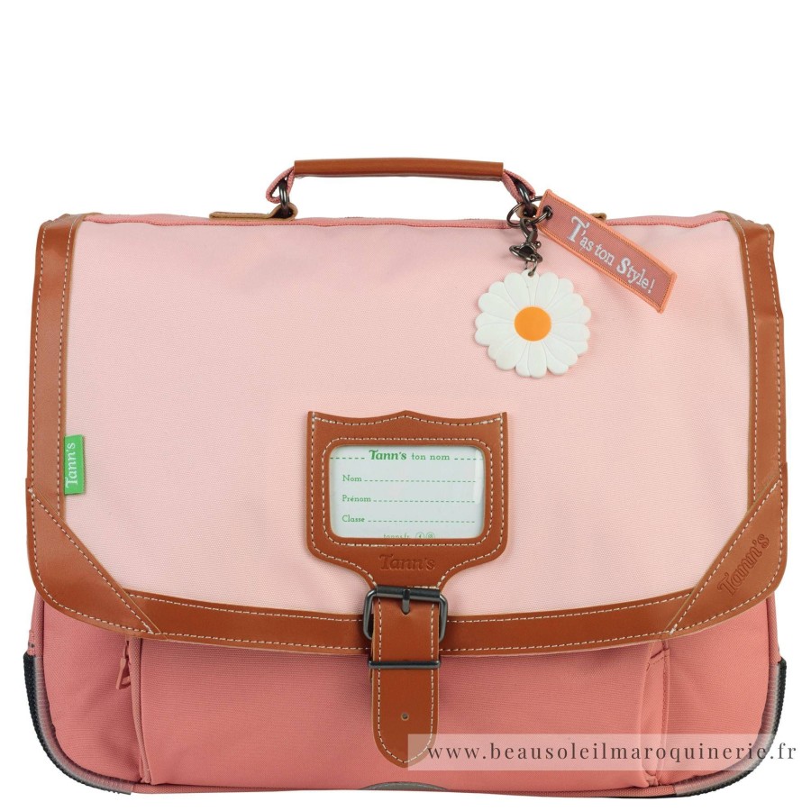 Tann's Cartable 38Cm Eva Bicolore Porte-Cles Marguerite | Cartable