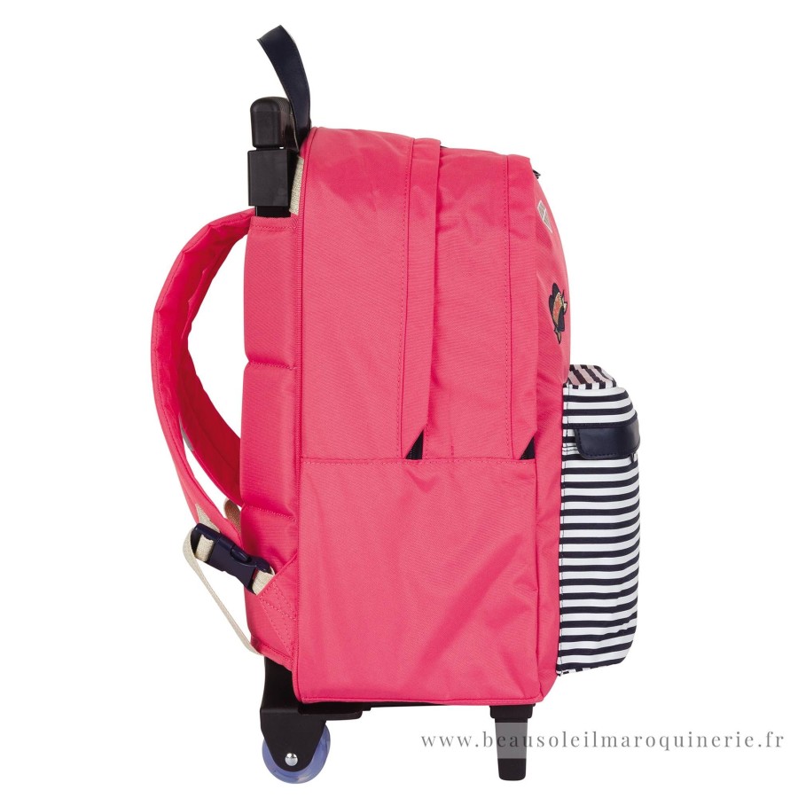 Tann's Sac A Dos Trolley L Enora Esprit Marin | Sac A Dos A Roulettes Enfant