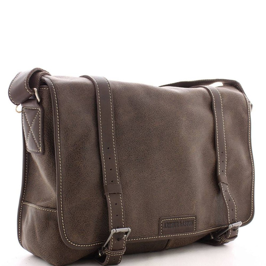 Arthur Aston Sac Besace A Rabat En Cuir De Vachette Marco | Sac Besace