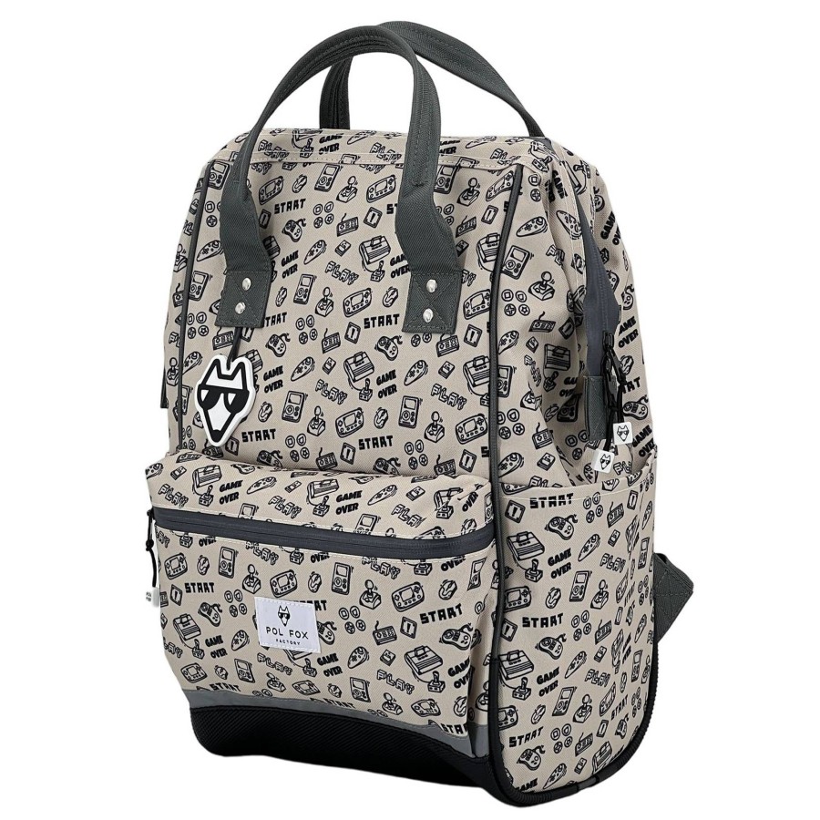 Pol Fox Sac A Dos Fute Gamer Motifs Jeux Videos | Sac A Dos