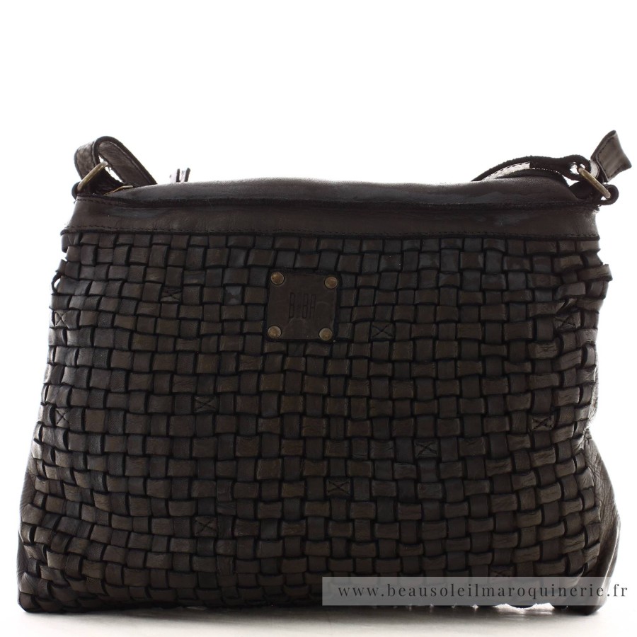 Biba Sac Besace Bandouliere Tresse Kansas | Sac Bandouliere