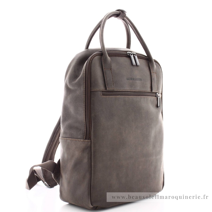 Arthur Aston Sac A Dos Homme Diego En Cuir | Sac A Dos