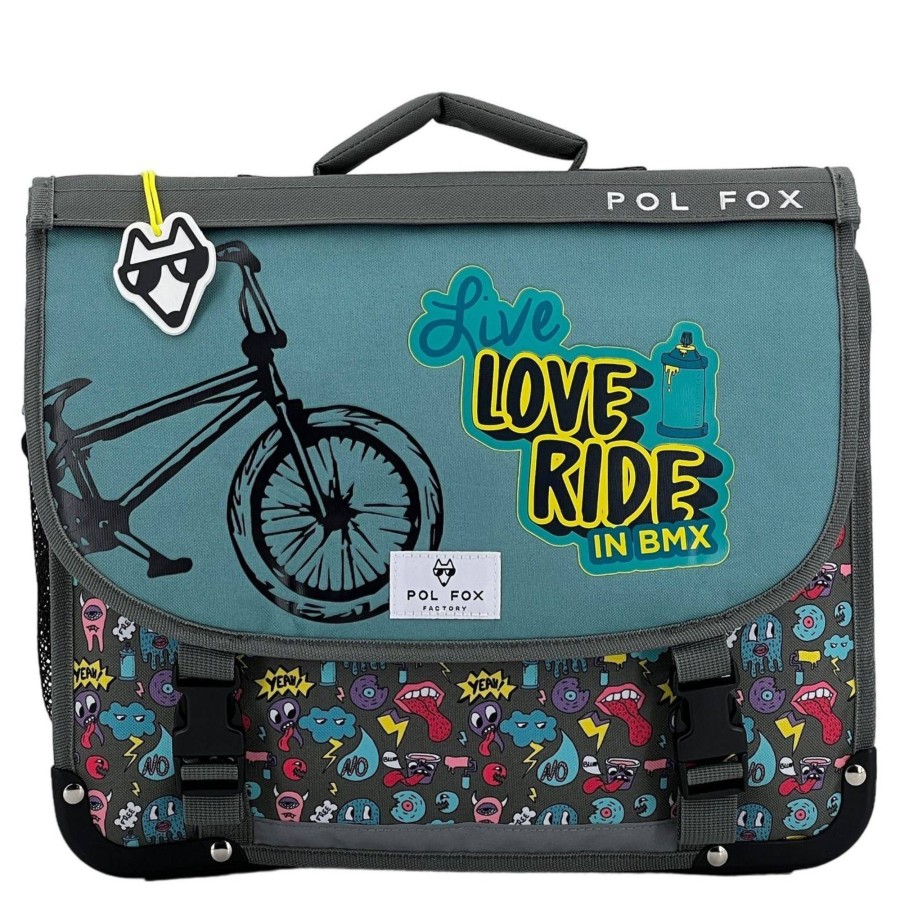 Pol Fox Cartable 38Cm Ride Rabat Reversible | Cartable