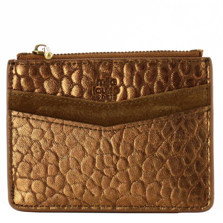 Mila Louise Porte-Cartes En Rolae Cuir Bubble J | Porte Cartes Femme