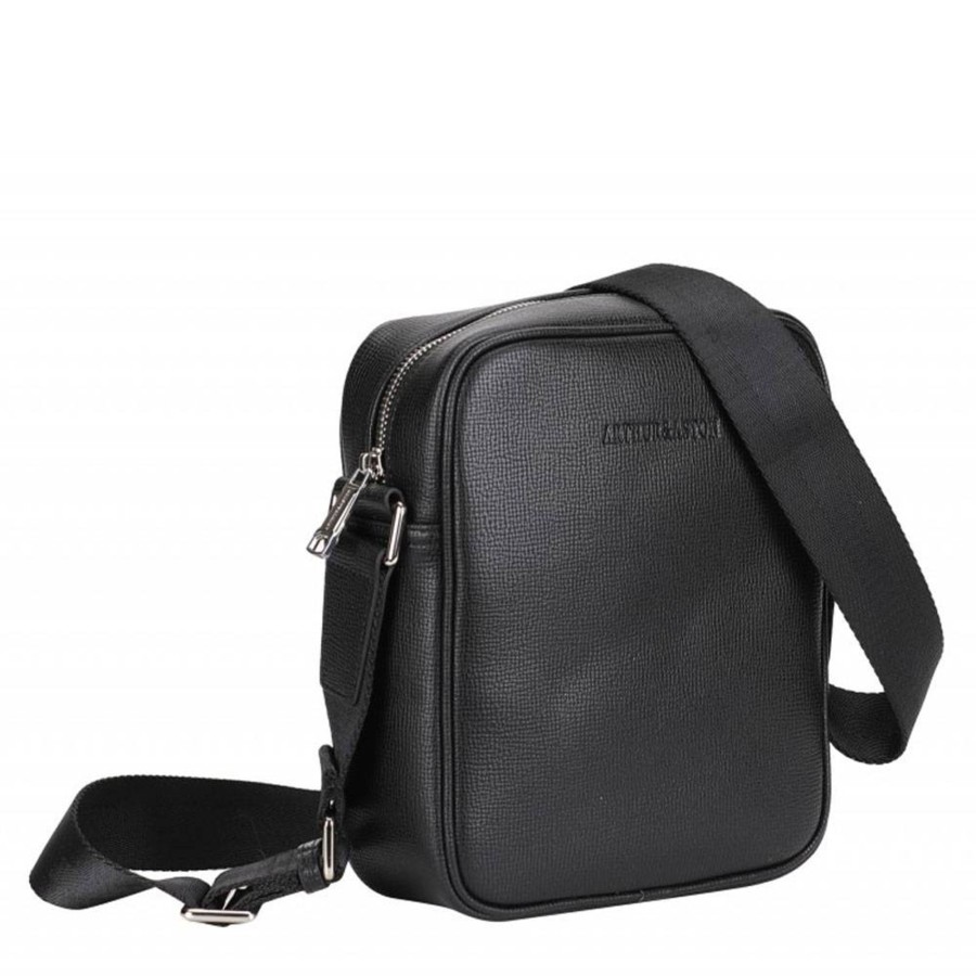 Arthur Aston Sac Porte Travers Nelson En Cuir | Sacoche Homme