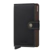 Secrid Porte-Cartes En Cuir Miniwallet Saffiano | Porte Cartes Femme