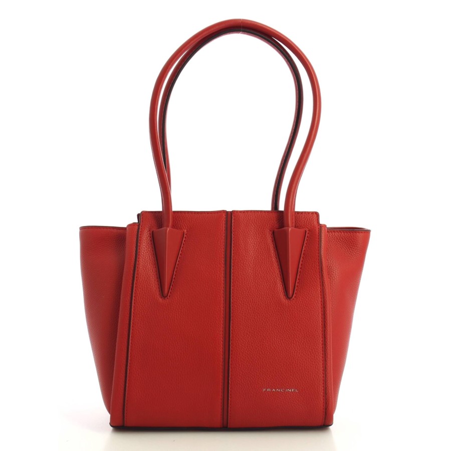 Francinel Sac Cabas Gail Cuir De Vachette Graine | Sac Cabas