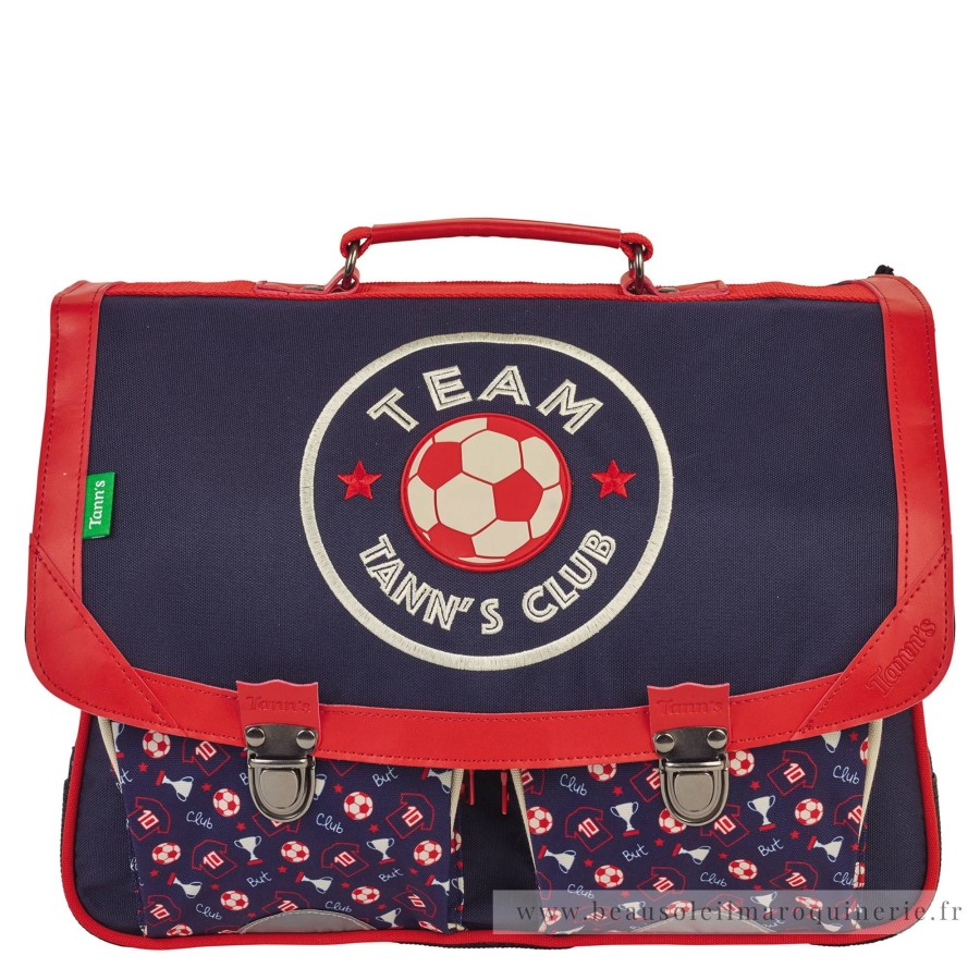 Tann's Cartable 38Cm Alban Football (2 Boucles) | Cartable