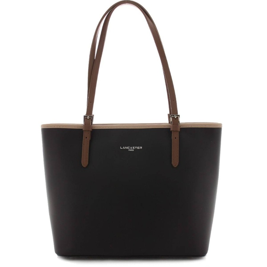 Lancaster Sac Shopping Moyen Smooth Cuir Lisse | Sac Cabas