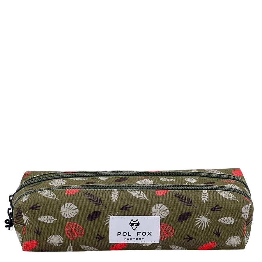 Pol Fox Trousse Double Dino | Trousse