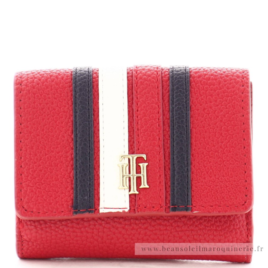 Tommy Hilfiger Portefeuille Moyen A Monogramme Element | Portefeuille Femme