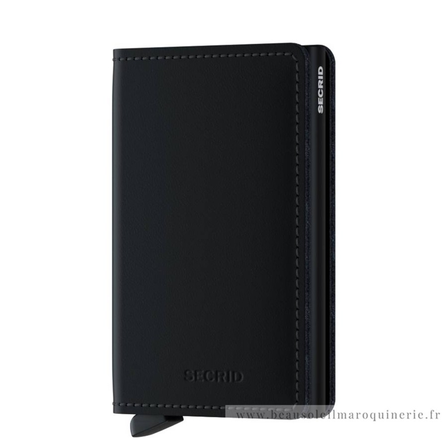 Secrid Porte-Cartes Fin En Cuir Slimwallet Matte | Porte Cartes Femme