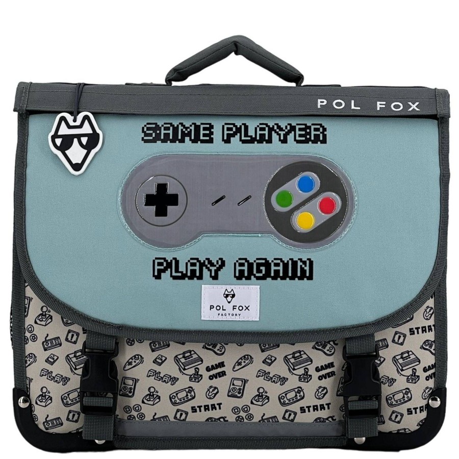 Pol Fox Cartable 38Cm Gamer Rabat Reversible | Cartable