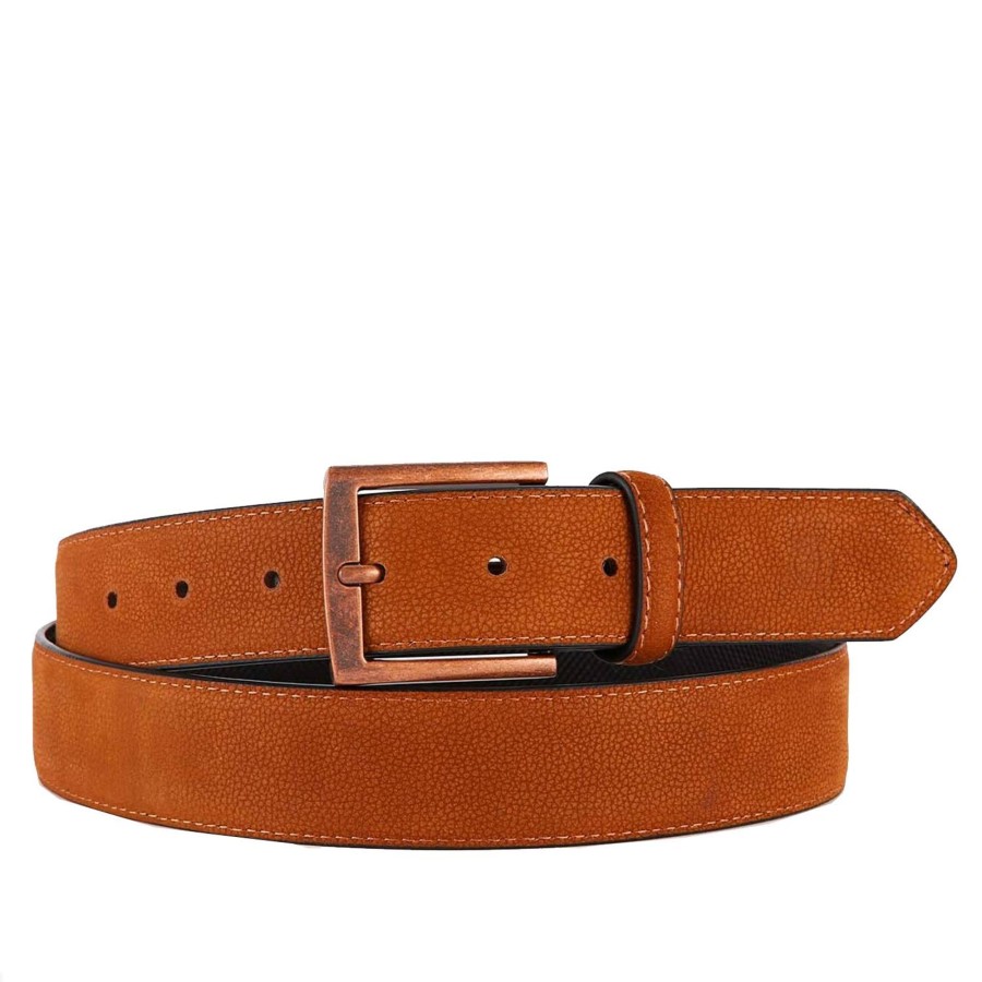 Serge Blanco Ceinture Reversible En Cuir Avec 2 Boucles | Ceinture