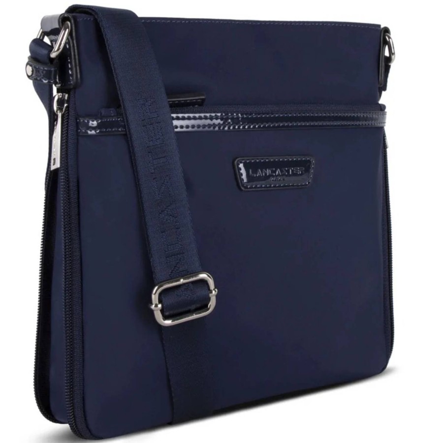 Lancaster Sac Trotteur Multipoches Basic Verni | Sac Bandouliere