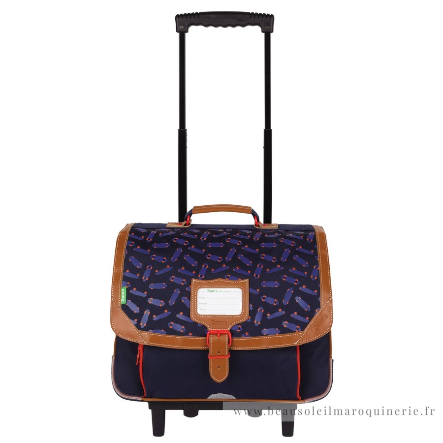 Tann's Cartable Roulettes 38Cm Pablo Motif Skate | Sac A Dos