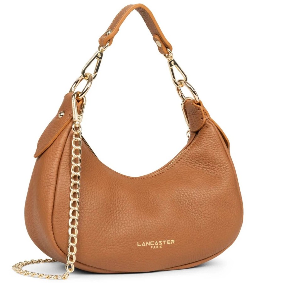 Lancaster Sac Hobo Zippe Studio Mimi En Cuir | Sac A Main