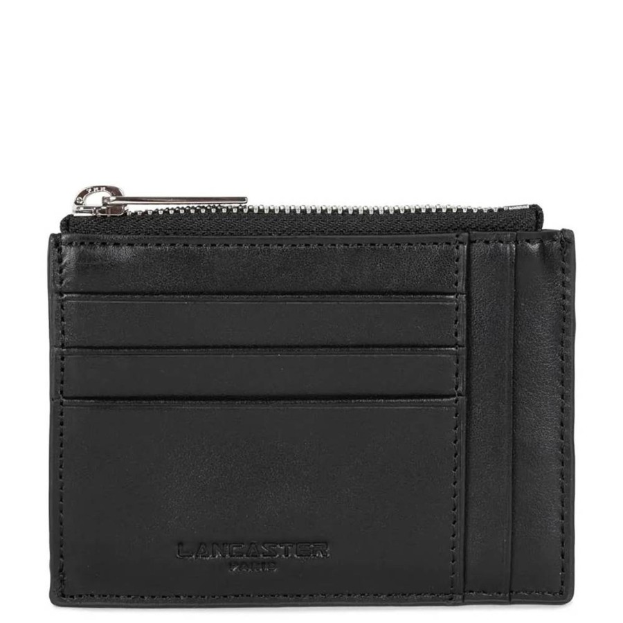 Lancaster Porte-Cartes Zippe Paris Pm En Cuir | Porte-Cartes Homme