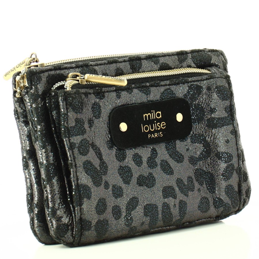 Mila Louise Porte-Monnaie Zippe Paloma Leopard Sl2 | Porte Monnaie Femme