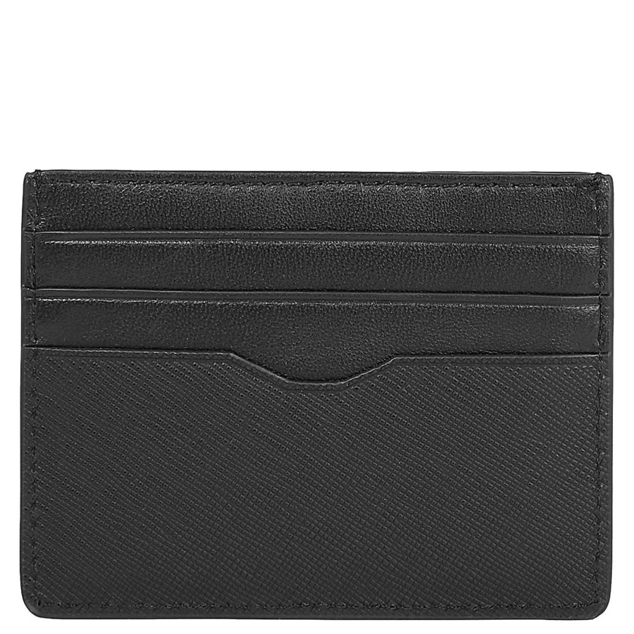 Tommy Hilfiger Porte-Cartes Central En Cuir Texture | Porte Cartes Femme