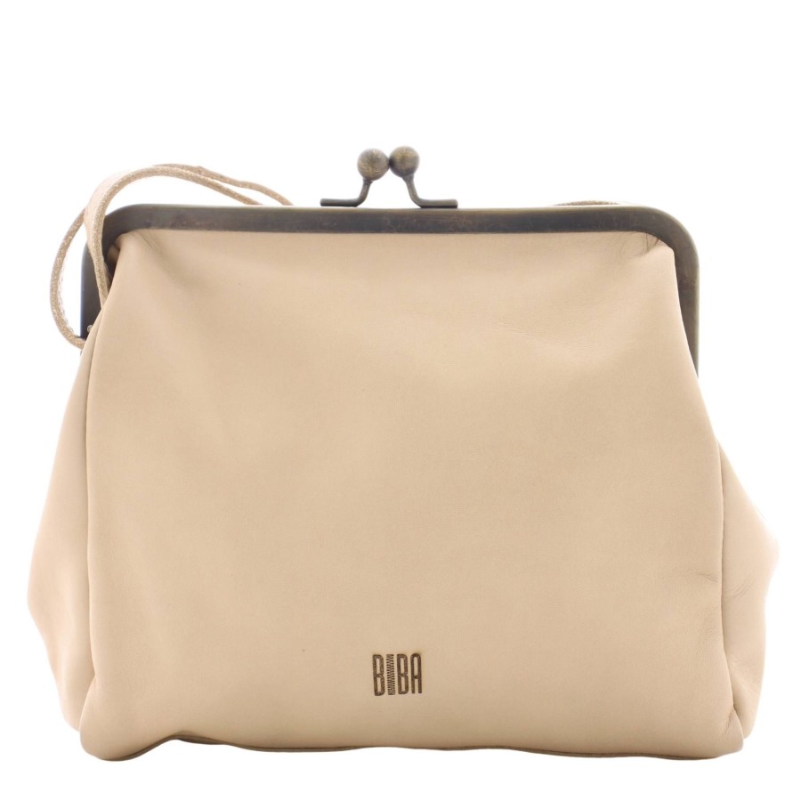 Biba Sac Bandouliere Boston En Cuir Avec Fermoir | Sac Bandouliere